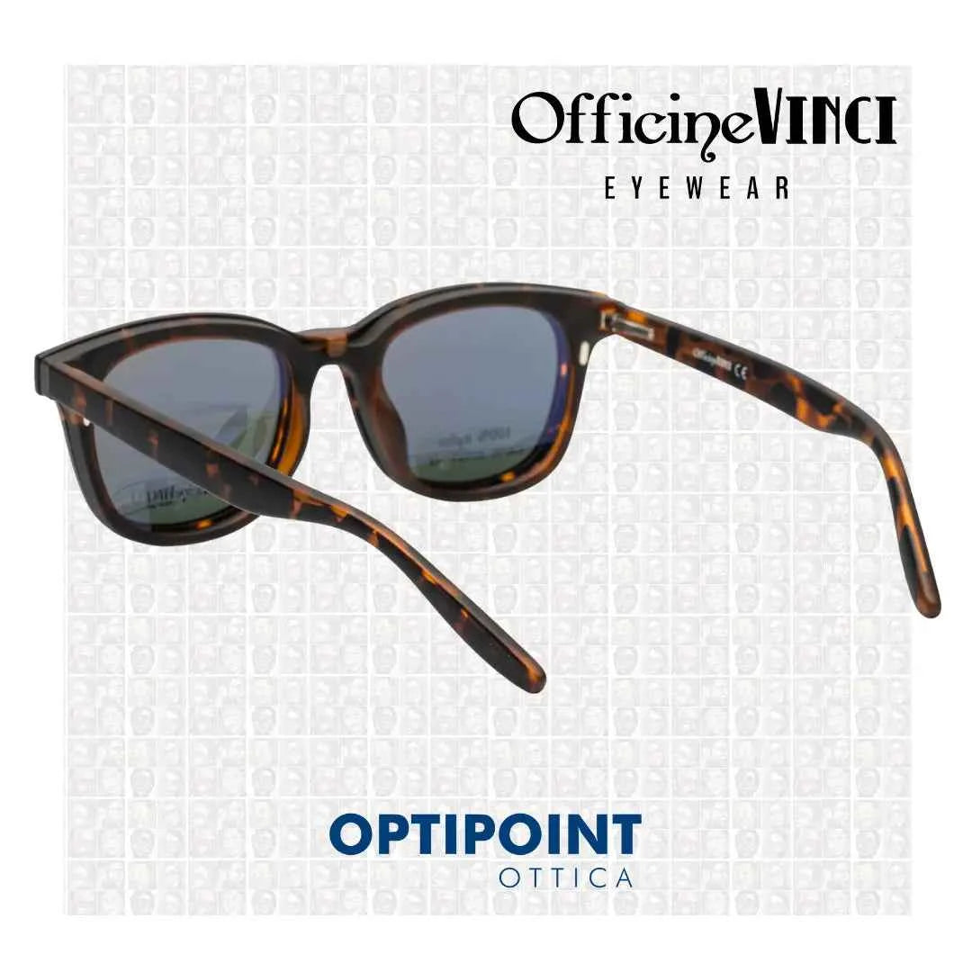 OFFICINE VINCI CLIP-ON CAPRI TARTARUGATO OCCHIALI DA VISTA