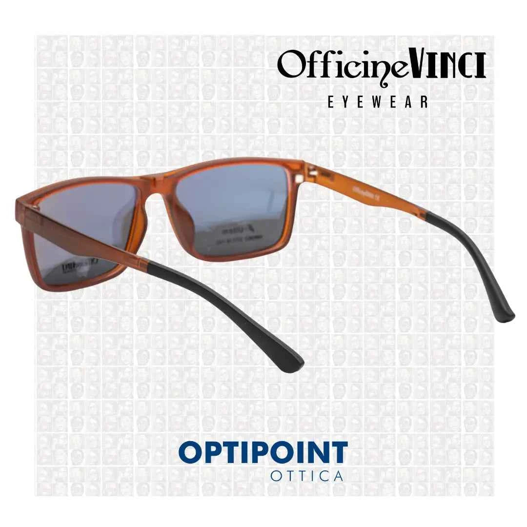 OFFICINE VINCI CLIP-ON HW902 ARANCIO OCCHIALI DA VISTA