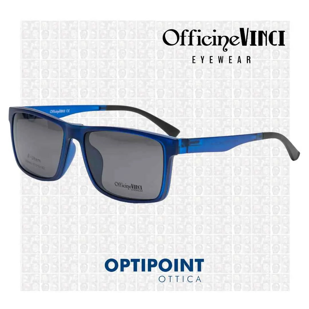 OFFICINE VINCI CLIP-ON HW902 BLU OCCHIALI DA VISTA