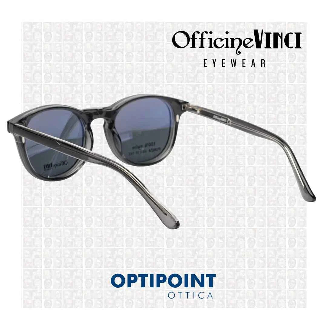 OFFICINE VINCI CLIP-ON PONZA GRIGIO OCCHIALI DA VISTA