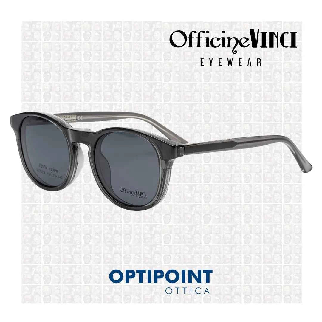OFFICINE VINCI CLIP-ON PONZA GRIGIO OCCHIALI DA VISTA