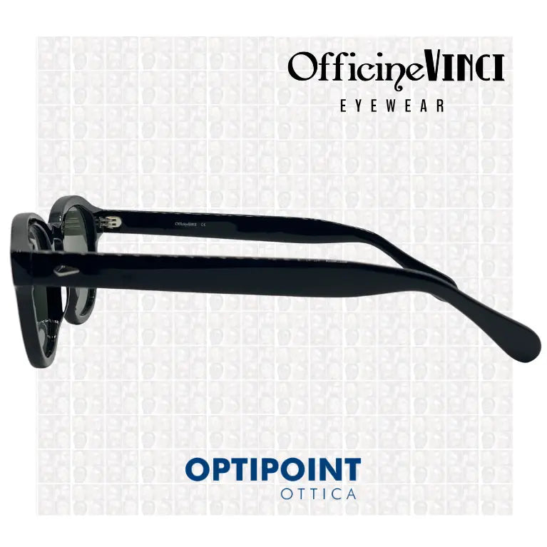 OFFICINE VINCI YORK NERO LUCIDO OCCHIALI DA SOLE