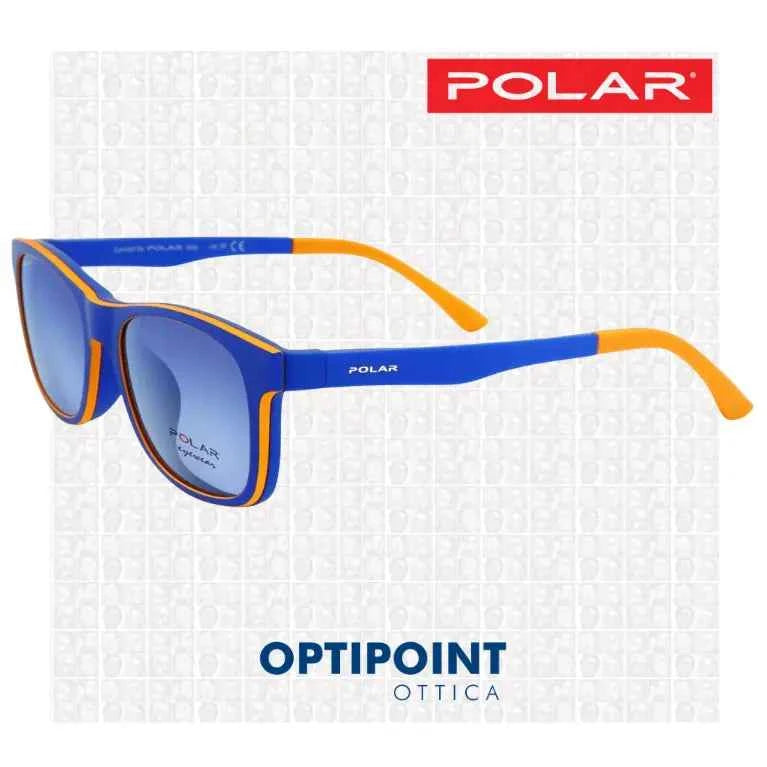 POLAR CLIP-ON 474 - 48 ARANCIO BLU BAMBINO OCCHIALI DA VISTA