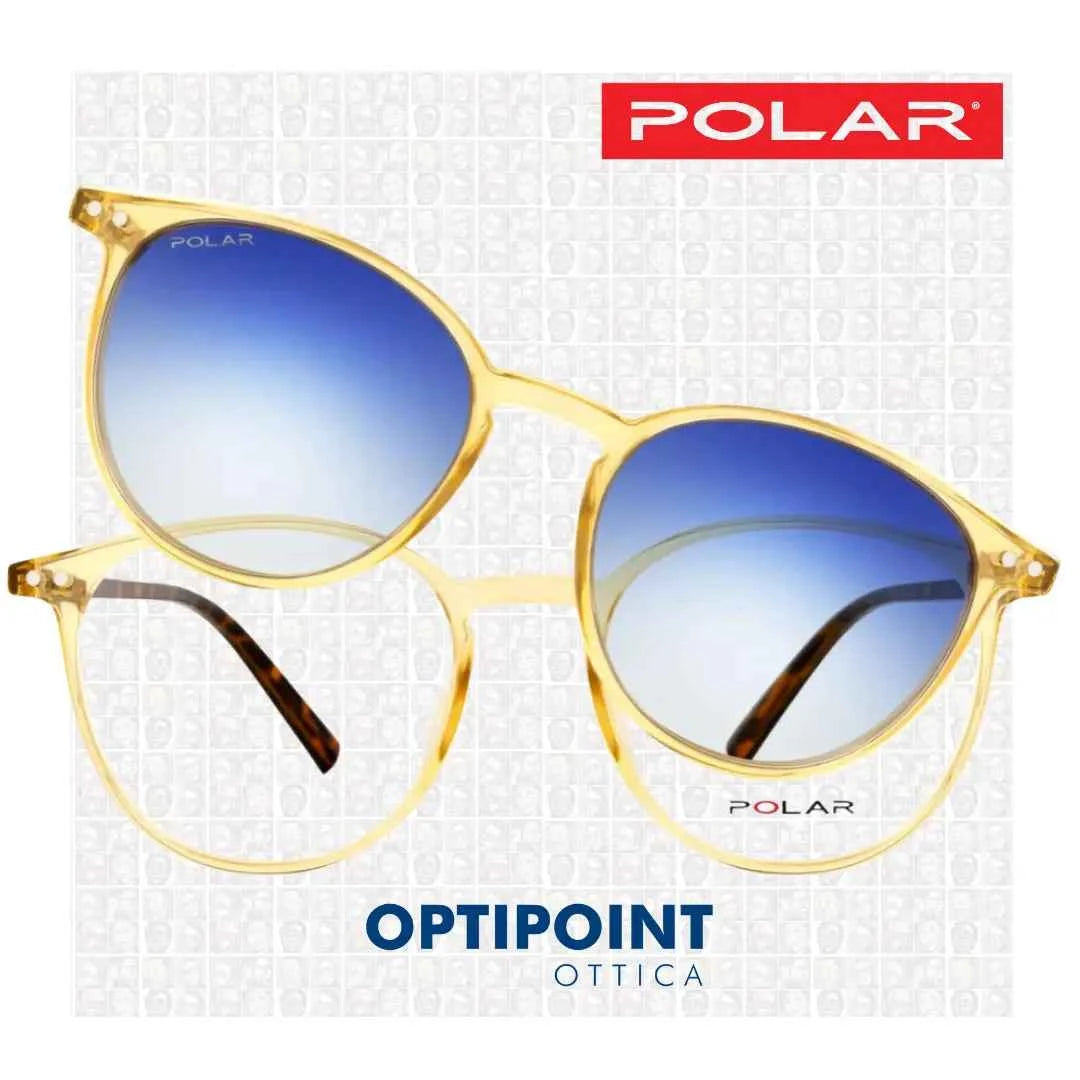 POLAR CLIP-ON 601 28 GIALLO CRISTALLO OCCHIALI DA VISTA