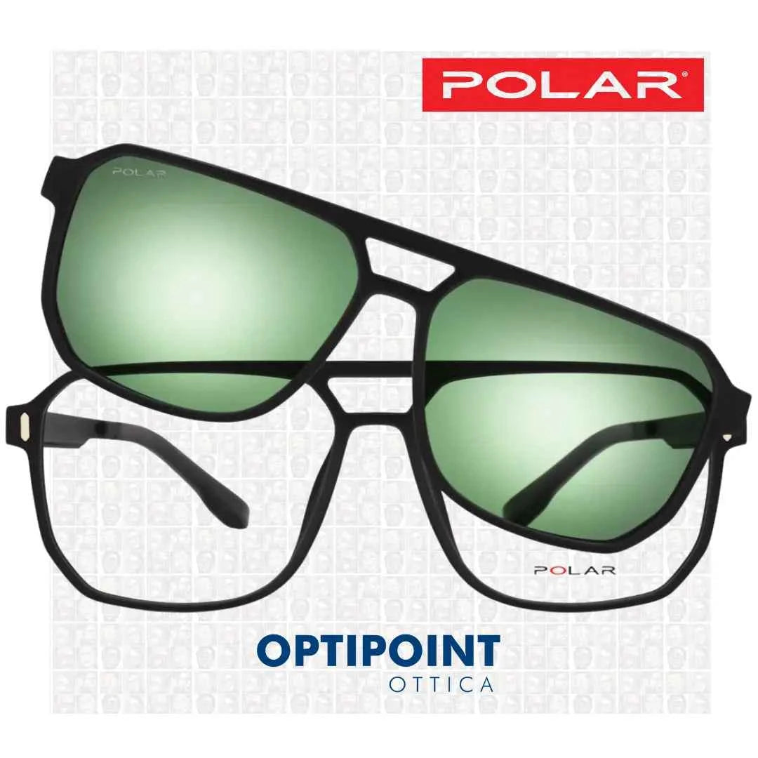 POLAR CLIP-ON 628 76 NERO OCCHIALI DA VISTA