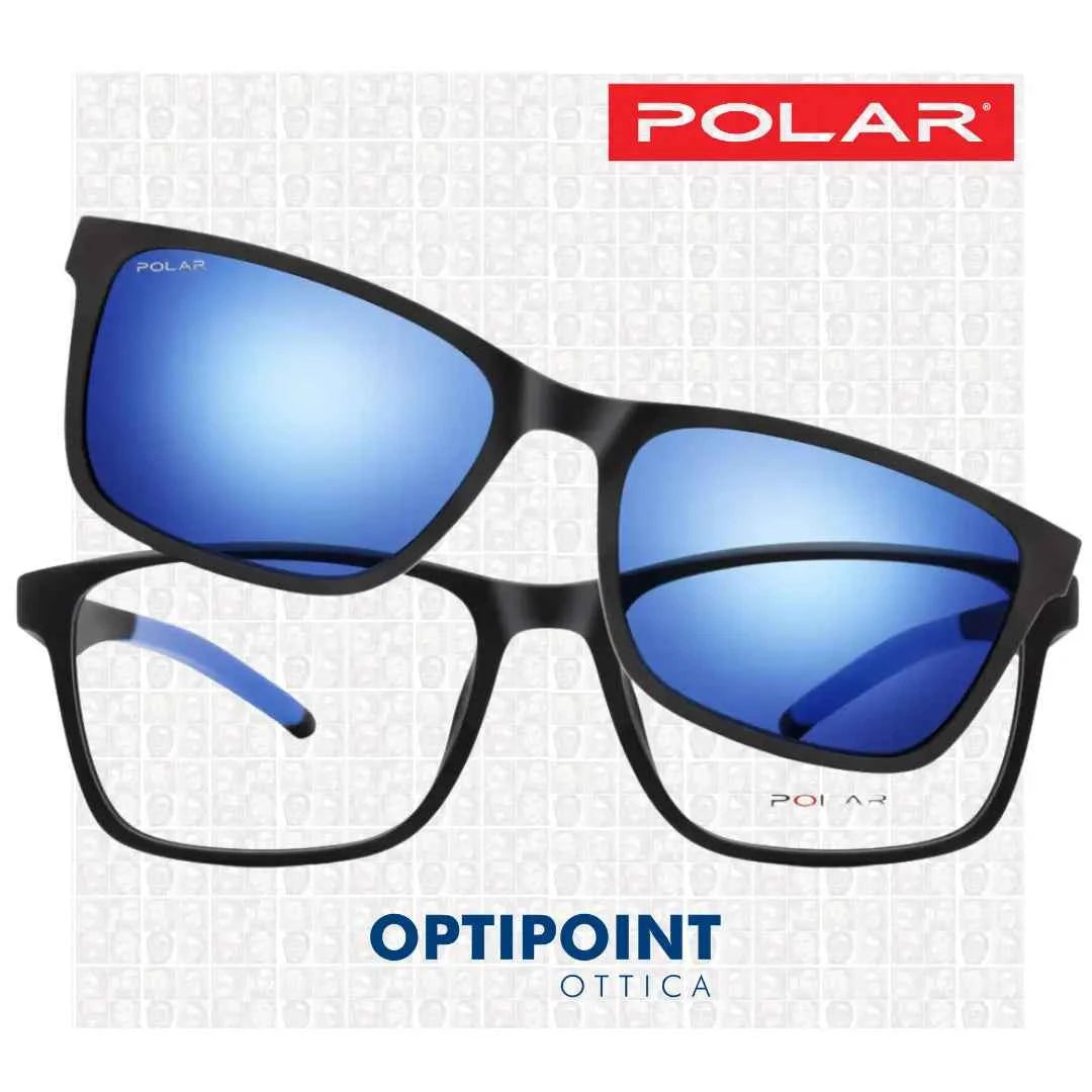 POLAR CLIP-ON 629 79 NERO BLU OCCHIALI DA VISTA