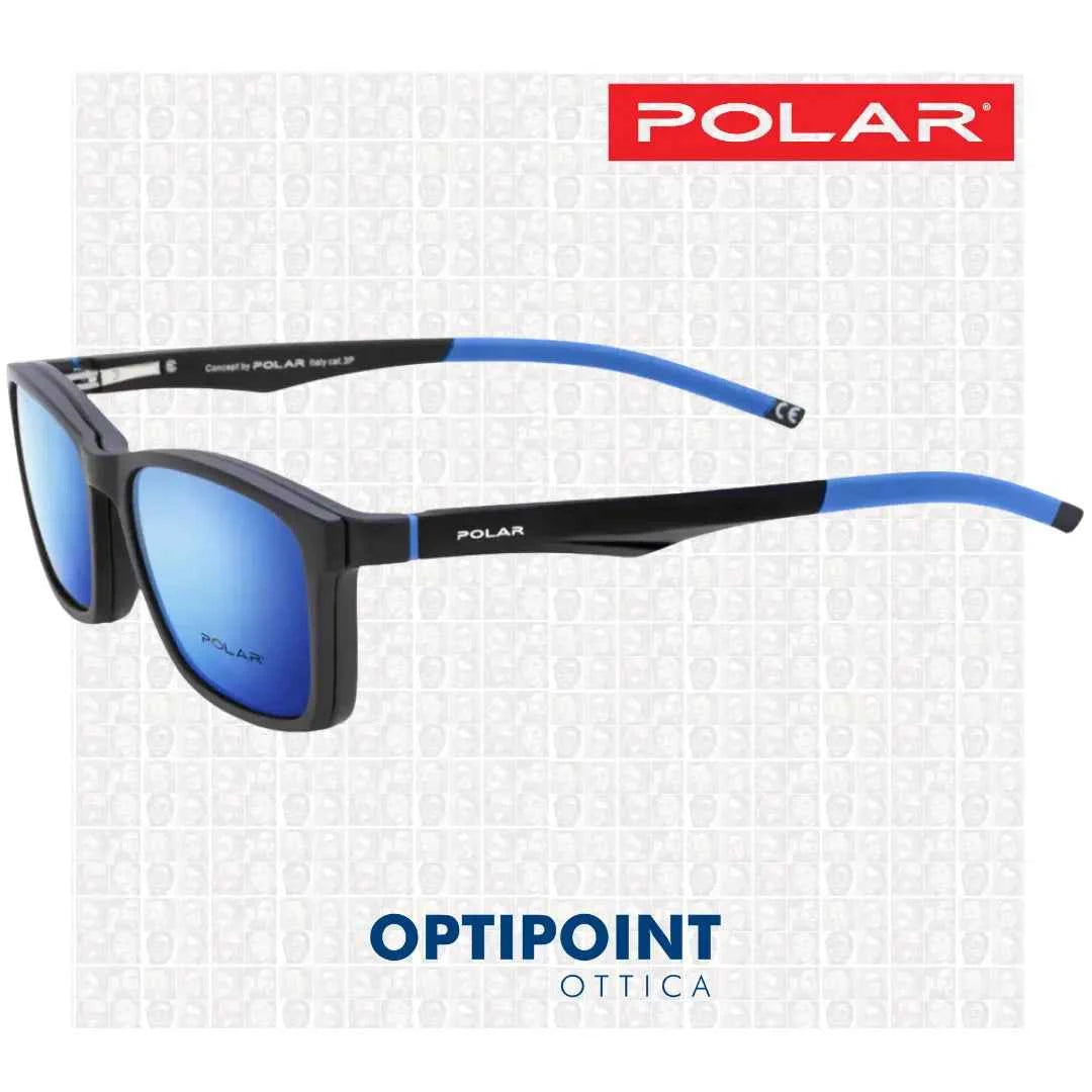 POLAR CLIP-ON 629 79 NERO BLU OCCHIALI DA VISTA