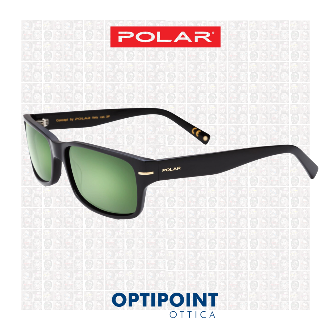🎁 POLAR 170 GOLD NERO OCCHIALI DA SOLE (100% off)