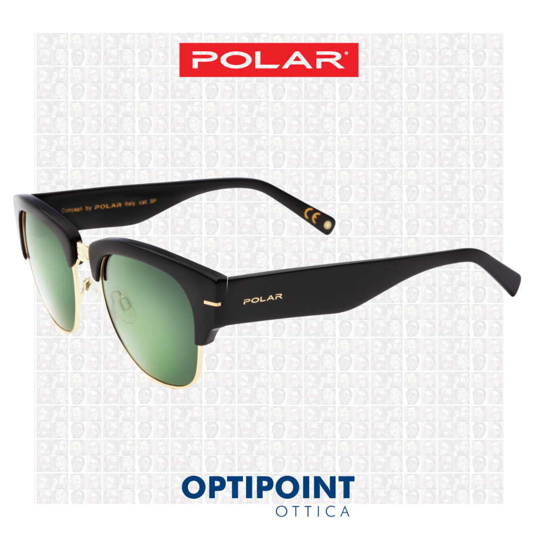 POLAR 182 GOLD NERO OCCHIALI DA SOLE