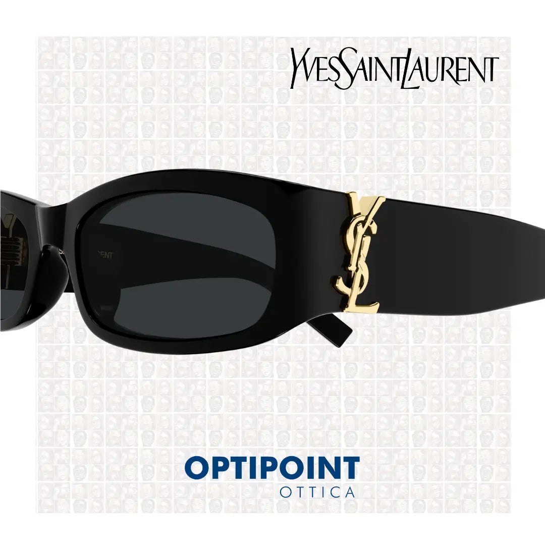 SAINT LAURENT SLM152 NERO OCCHIALI DA SOLE