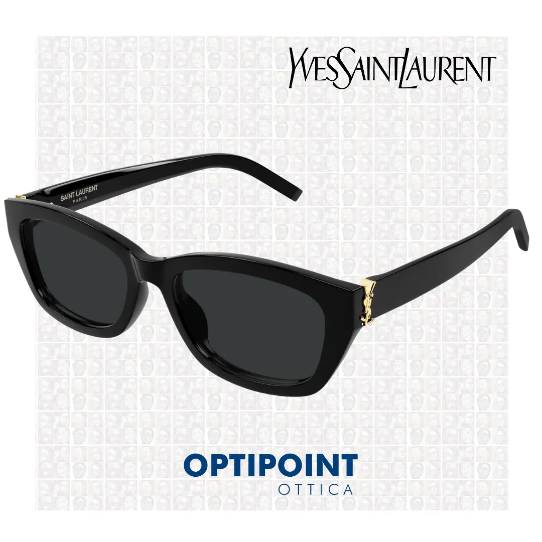SAINT LAURENT SLM153 NERO OCCHIALI DA SOLE