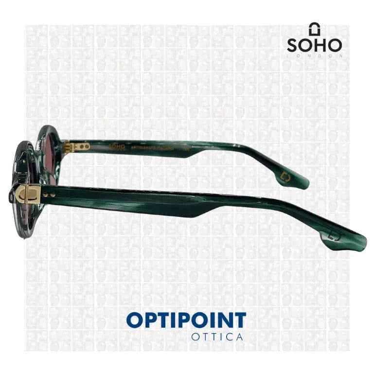SOHO CHARING VERDE STRIATO OCCHIALI DA SOLE