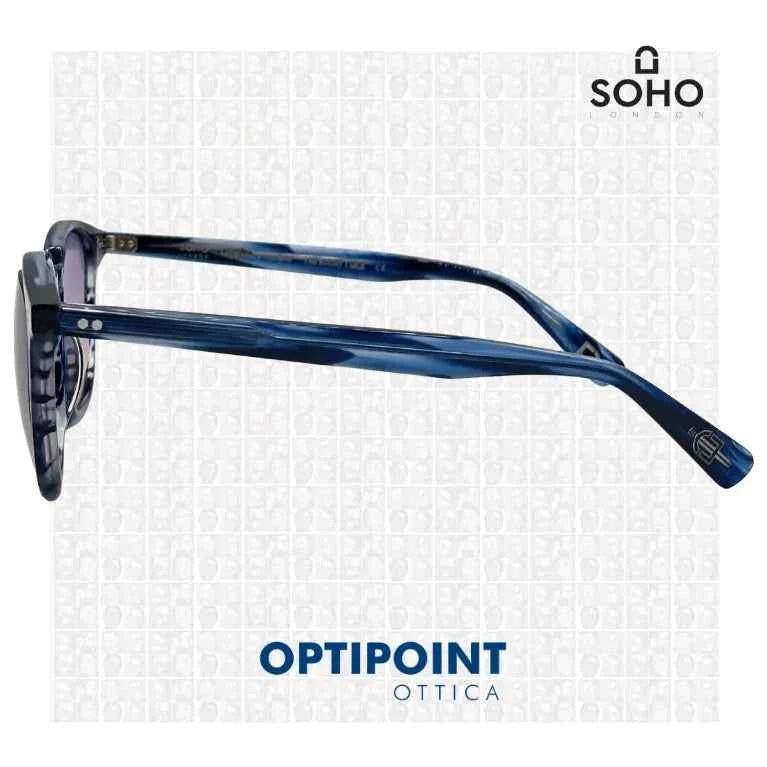 SOHO GAWAIN BLU STRIATO OCCHIALI DA SOLE